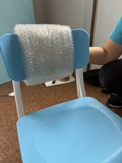 背もたれの調整